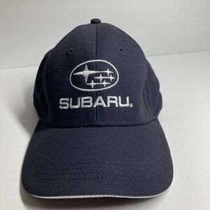 Subaru‎ Cap Hat Adult Blue Adjustable Ganley Subaru of Bedford Ohio Car Dealer